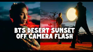 Download Desert Sunset CInematic Off Camera Flash | Raw BTS MP3