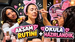 OKULKA HAZIRLIK | AKŞAM RUTİNİ | SAÇ BONESİ ARADIK | SILA MİRA