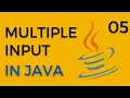 String In Java Multiple words as Input in Java