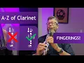 Three rules for better technique A-Z of Clarinet Fingerings