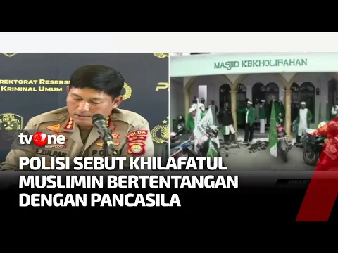Konferensi Pers Penangkapan Pemimpin Khilafatul Muslimin