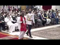 Lagu President Kovind presents Padma Shri to Shri Darshanam Mogulaiah for Art