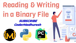 Reading Writing in a Binary File in Hindi Python Lecture 33 pickle module serialisation