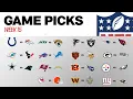 Week 15 Game Picks