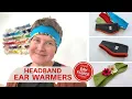 DIY FLEECE HEADBAND EAR WARMERS
