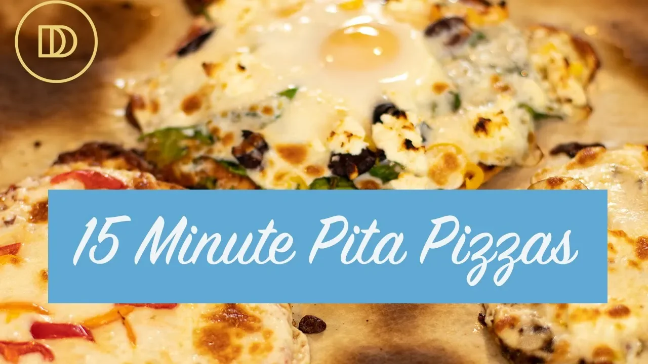 3 Pita Pizza Recipes: Quick & Easy Dinner in 15 Minutes!