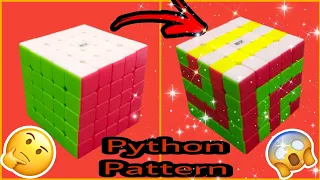 Python Pattern Of 5x5 Rubik s Cube Slow Tutorial Of Rubik s Cube Patterns