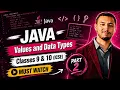 Java Chapter 3 Values and Datatypes MUST WATCH