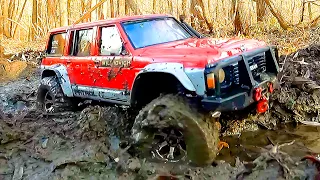 Nissan Patrol vs DEEP MUD! Insane RC Off Road 4x4