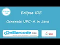 How to create print UPC-A barcodes using OnBarcode Java UPC-A Barcode Generator library