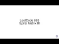 LeetCode 885 Spiral Matrix III