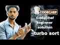 Turbo Sort Learn Competitive Coding In C Codechef Beginner Solution