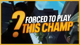 FORCED TO PLAY THIS CHAMP BY MY EDITOR... | Doublelift