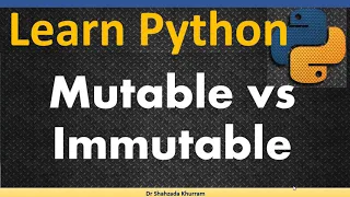 Mutable vs Immutable Learn Python