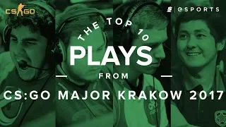 The Top 10 Plays from PGL Major Kraków 2017