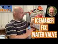 Refrigerator Ice Maker Fix - Water Inlet Valve Replacement Maytag Whirlpool