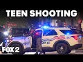 Detroit teen shot during large gathering downtown two arrested