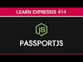 ExpressJS - Authentication with PassportJS