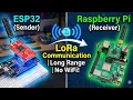 Raspberry Pi ESP32 LoRa Communication with SX1278 IoT LoRa Project Demo
