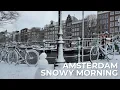 Lagu Another Snowy Morning in Amsterdam ❄️ Central Station to Dam Square