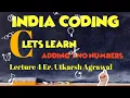 C Programming Adding Two Numbers Sum Lecture 4