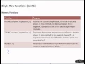 Oracle 11g XE Chapter 6 - Func Char Date Numeric