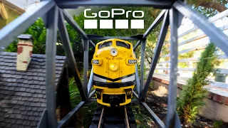 Model Train Backyard POV