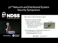 NDSS 2025 - Workshop on Binary Analysis Research BAR 2025 Opening Remarks and Keynote I