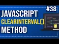 JavaScript Tutorial - clearInterval method in Javascript