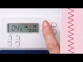 Brother sewing machines - Selecting stitch setting stitch length and stitch width