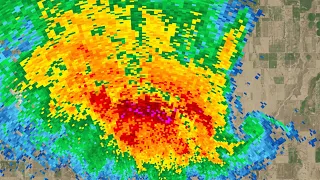 2025 Bennett Colorado Supercell TDWR Radar Loop