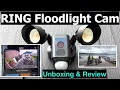 RING Floodlight Camera Wired Plus Installation Demonstration and Review RING FLOODLIGHT PLUS CAM