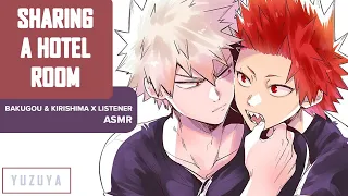 sharing a hotel room asmr bakugou u0026 kirishima x listener vacation series ep 1