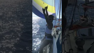 WE’RE HERE!!! It’s been 5 months sailing to Greece and we are back!!! #shorts