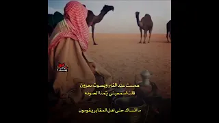 قصيده همست عند القبر وبصوت محزون ربابه جمال خليف Shortvideo 