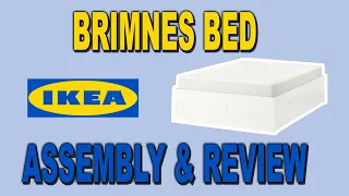 IKEA Brimnes Bed frame with storage - Assembly and Review Clueless Dad