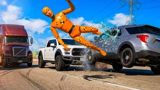 Epic High Speed Car Craches |Police Chase Crashes #beamngdrive