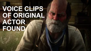 V Voice of original Uncle O Creagh found in game files RDR2