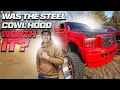 I Test Fit The Steel Cowl Hood So You Don t Have To 99-07 Steel 2 Cowl Hood F250