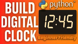 I Built a Digital Clock in Python in 6 Minutes Complete Beginner Tutorial