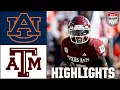 Auburn Tigers vs Texas A M Aggies Full Game Highlights ESPN College Football