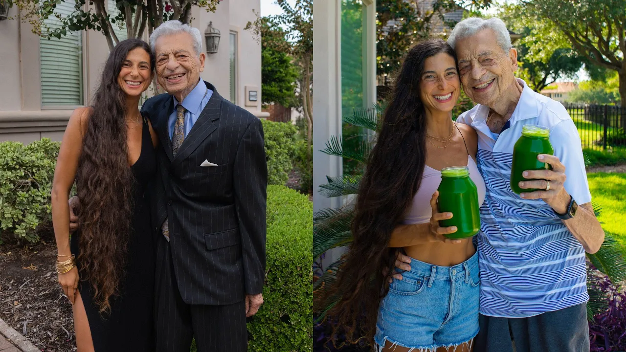 Surprising My Jddo for His 99th Birthday + What He Drinks EVERYDAY for OPTIMAL Health & Longevity!