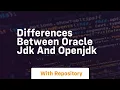 differences between oracle jdk and openjdk