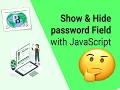 PASSWORD TOGGLE using HTML And JAVASCRIPT Programmersbhava Advance JavaScript JS Project