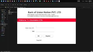 How to create ATM Machine software using java