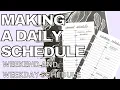 MAKING A DAILY SCHEDULE HOURLY PLANNING HAPPY PLANNER HALF SHEETS PLANNER TIPS