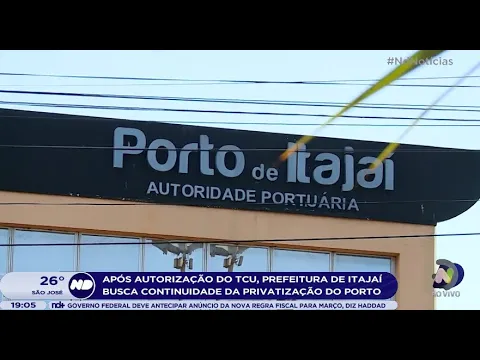 Após autorização do TCU, Prefeitura de Itajaí busca continuidade da privatização do porto