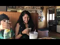Disfrutando de un rico almuerzo en restaurante la ceiba