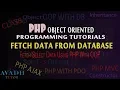 fetch data from database using php mysqli with oop display data inside tabular format php oop