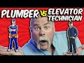 PLUMBER vs ELEVATOR TECHNICIAN Which Is A Better Job
